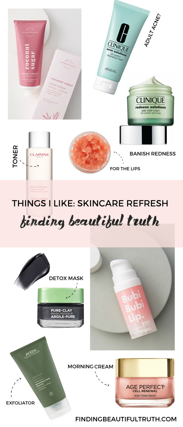 spring beauty products I like | Finding Beautiful Truth