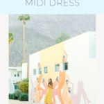 yellow midi dress for fall | Finding Beautiful Truth