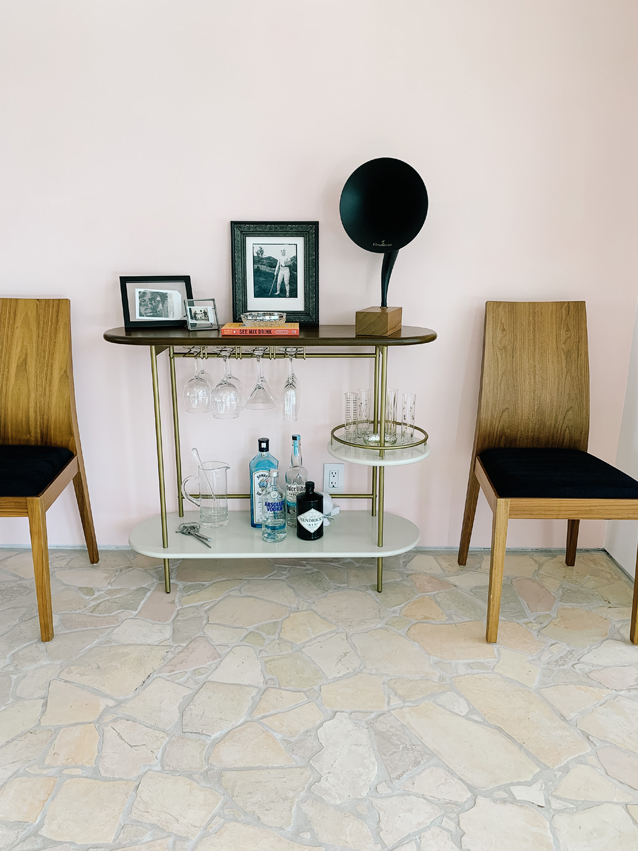 a palm springs MCM home tour | subtle pink interior inspo via Finding Beautiful Truth