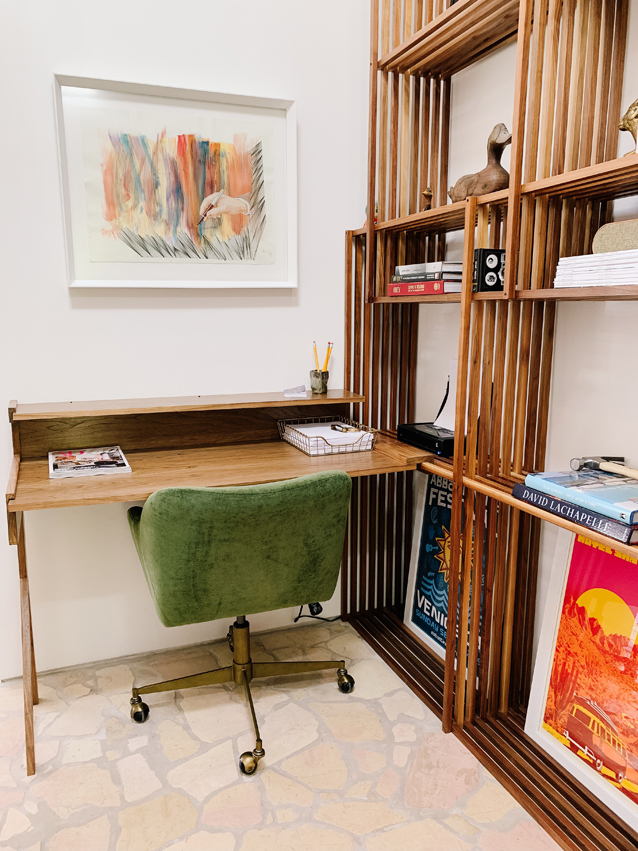 a palm springs MCM home tour | subtle pink interior inspo via Finding Beautiful Truth