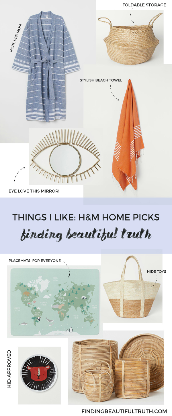 things I like: h&m home summer 2019 collection | Finding Beautiful Truth