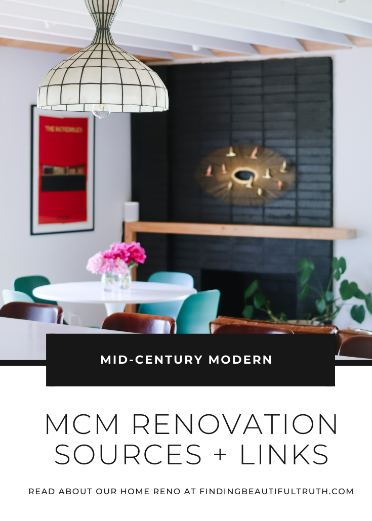 Home Reno: Our MCM Renovation Sourcebook