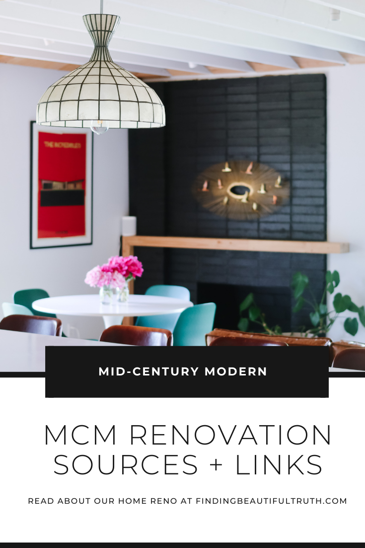 Mid-Century Modern Renovation Sourcebook | Finding Beautiful Truth