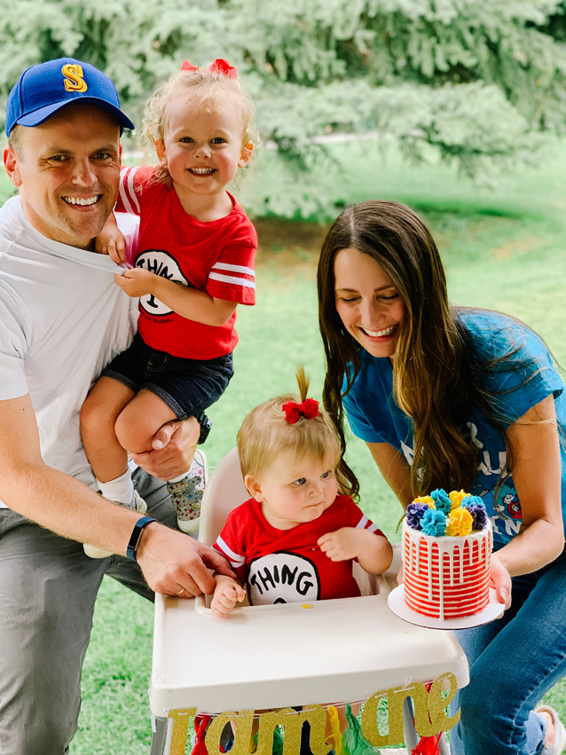 violet's dr. seuss 1st birthday party | dr. seuss party ideas via Finding Beautiful Truth