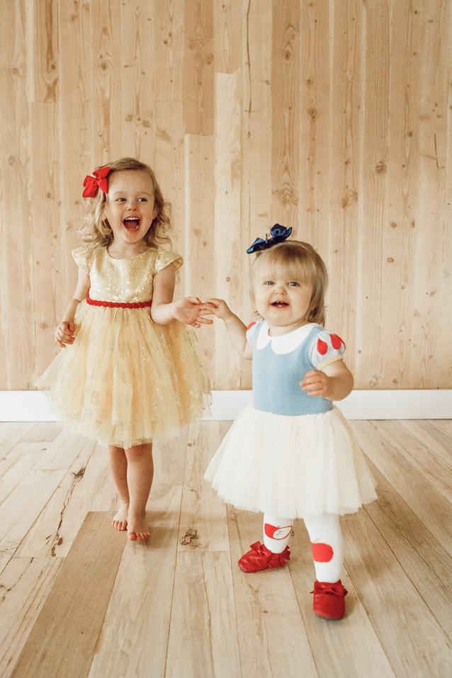 disney princess dresses | belle and snow white toddler dresses via Finding Beautiful Truth