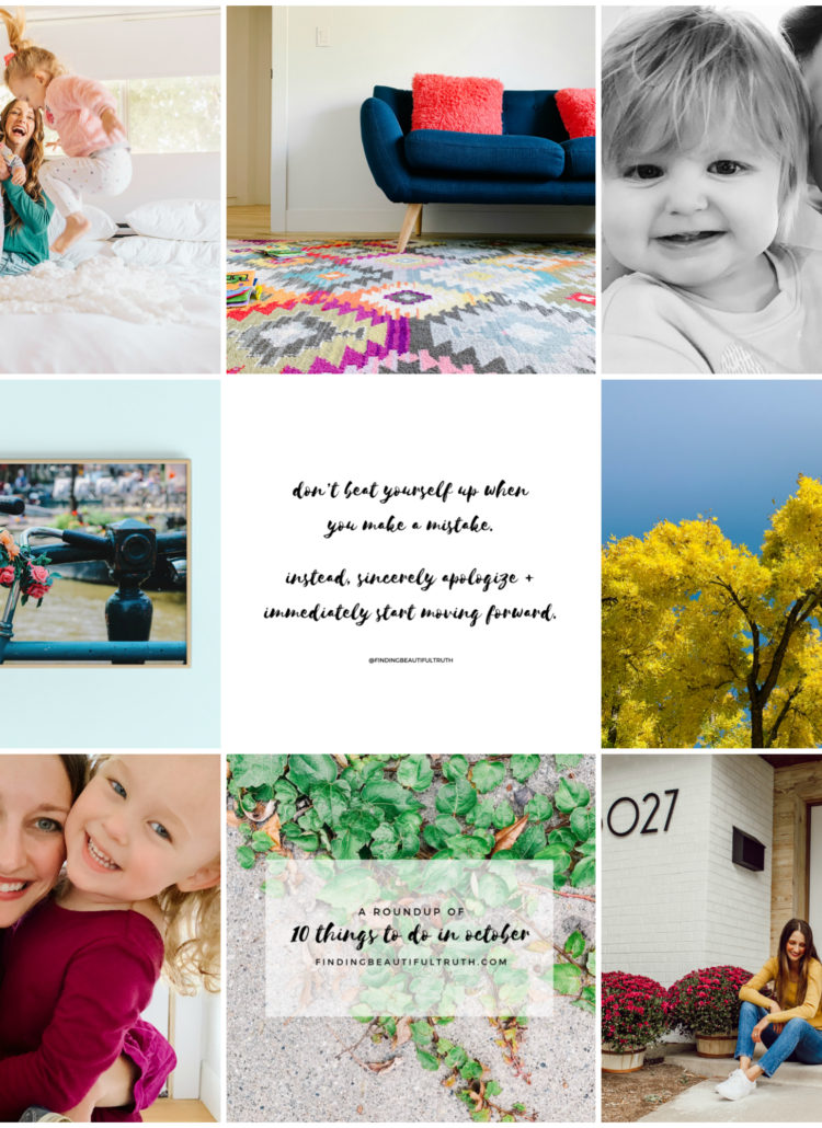 october instagram roundup + coordinating links | Finding Beautiful Truth