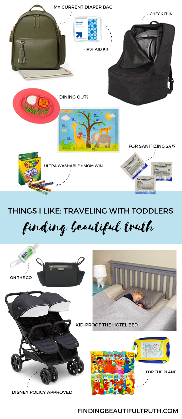 toddler travel essentials | our must haves + things I like for traveling with toddlers 