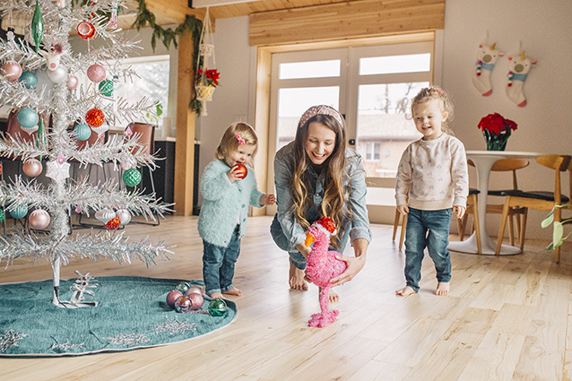 first christmas in our mid-century modern reno | Finding Beautiful Truth