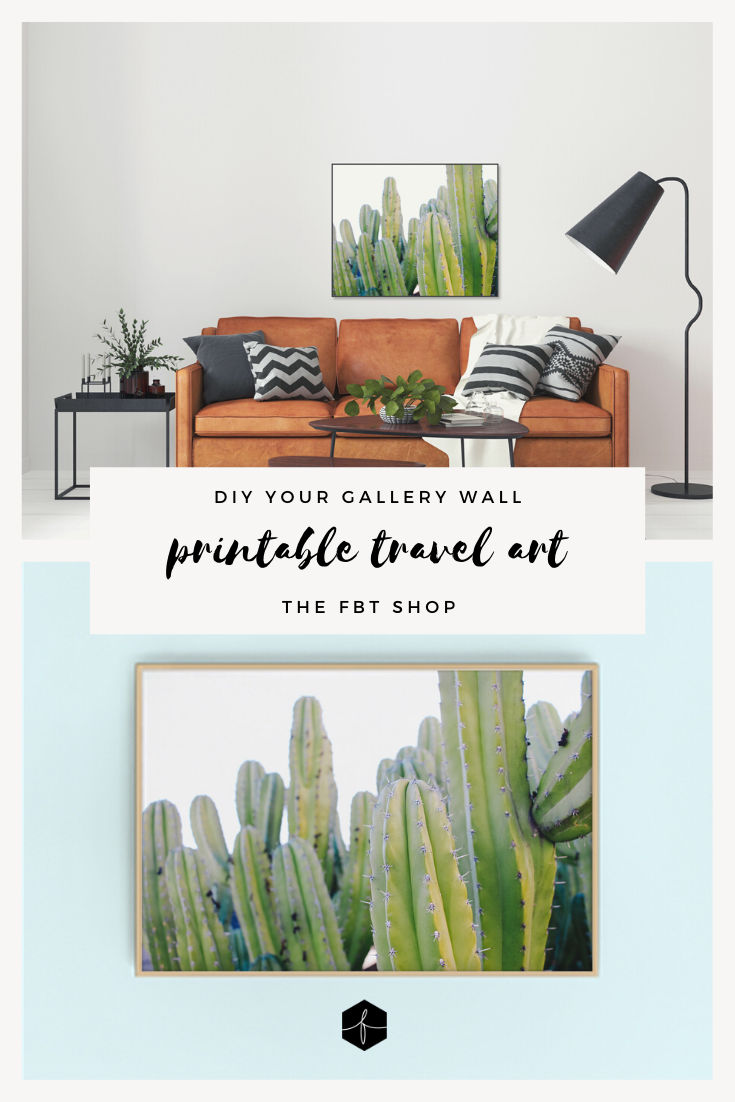 palm springs cacti gallery art | printable wall art via Finding Beautiful Truth