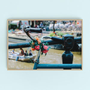 Amsterdam bike gallery art | printable wall art via Finding beautiful Truth