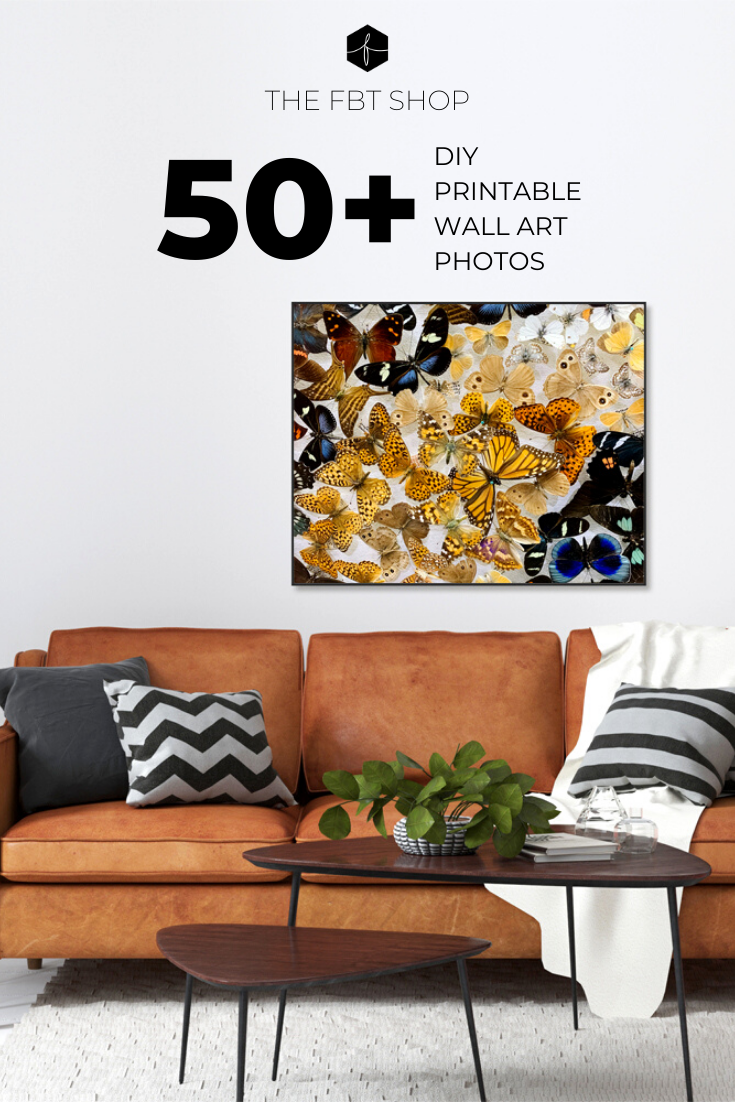 printable wall art | butterfly gallery art via Finding Beautiful Truth