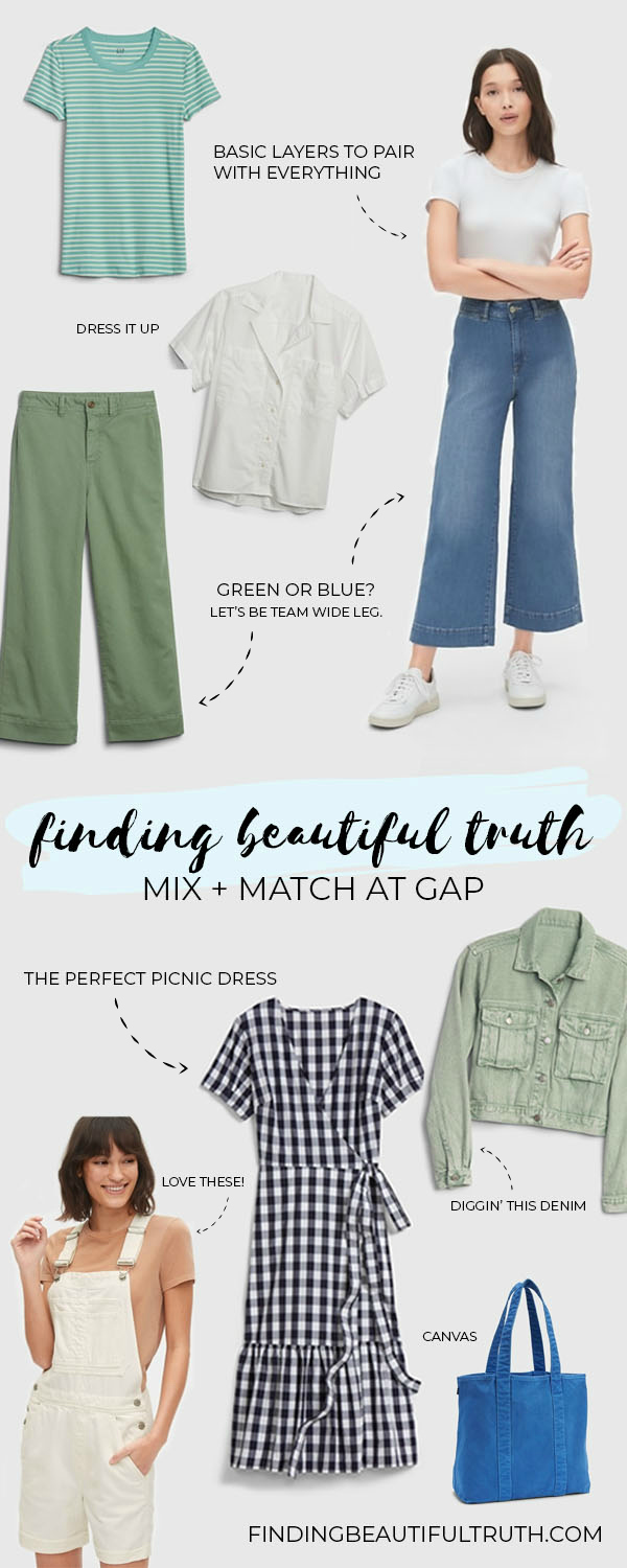 things I like: gap basics to mix and match | spring style via Finding Beautiful Truth