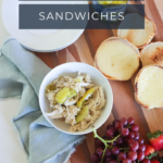 zesty crockpot chicken sandwiches | easy recipe via Finding Beautiful Truth