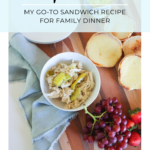 zesty crockpot chicken sandwiches | easy recipe via Finding Beautiful Truth