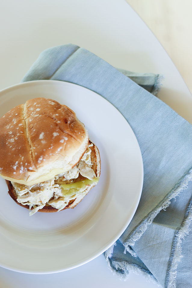 our go-to crockpot sandwiches | easy recipe via Finding Beautiful Truth