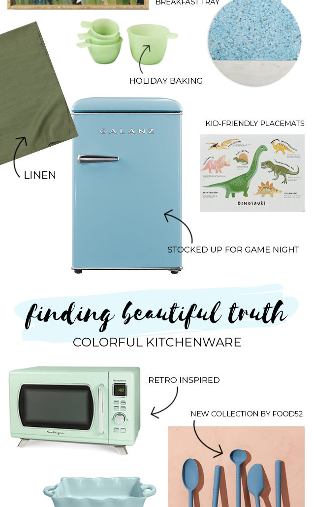 things I like: colorful kitchenware | Finding Beautiful Truth