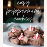 Chocolate Peppermint Kiss Cookies | Cake Box Recipe via Finding Beautiful Truth