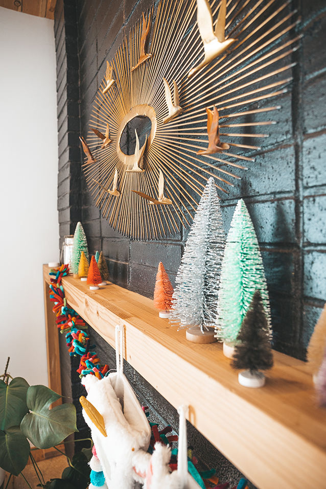 holiday gingerbread party | Mid-Century Holiday Decor via Finding Beautiful Truth