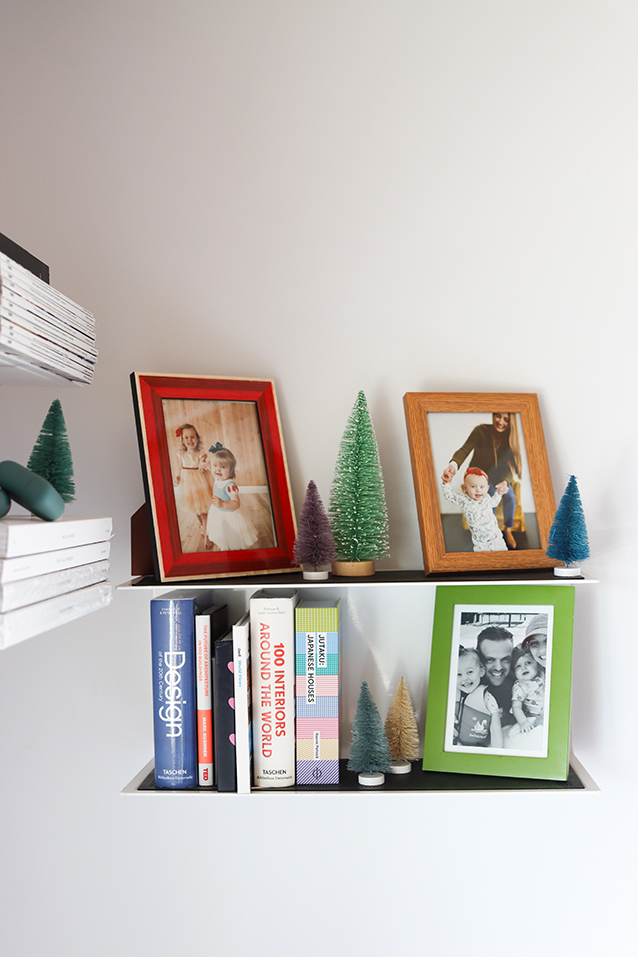 Colorful Shelf Display for Christmas | Finding Beautiful Truth