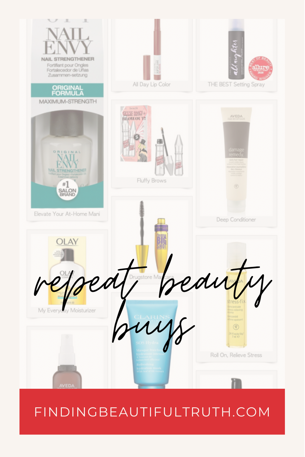 repeat beauty buys via Finding Beautiful Truth