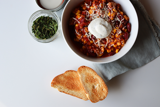 30 minute corn chili recipe | Finding Beautiful Truth