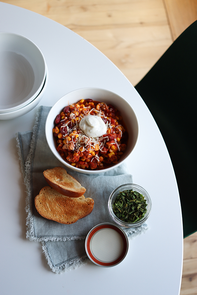 30 minute corn chili recipe | Finding Beautiful Truth