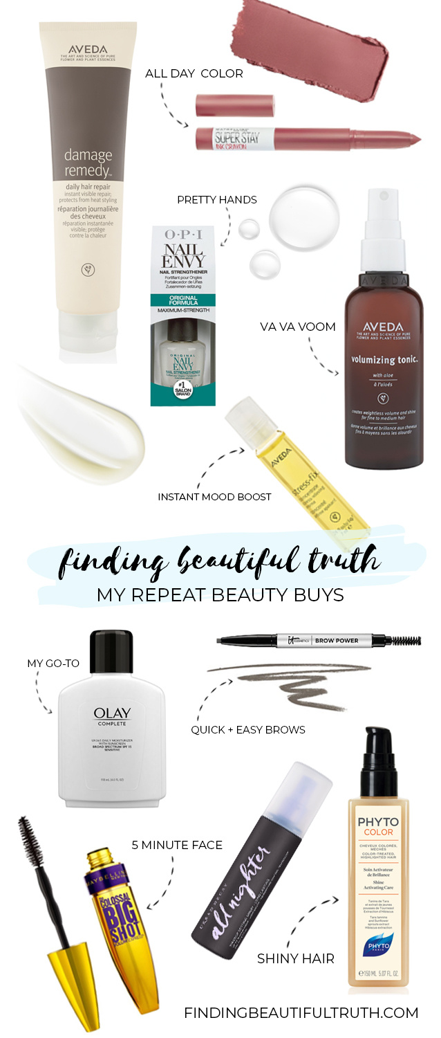 things I like: repeat beauty buys | Finding Beautiful Truth
