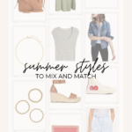 summer outfits to mix and match | Finding Beautiful Truth