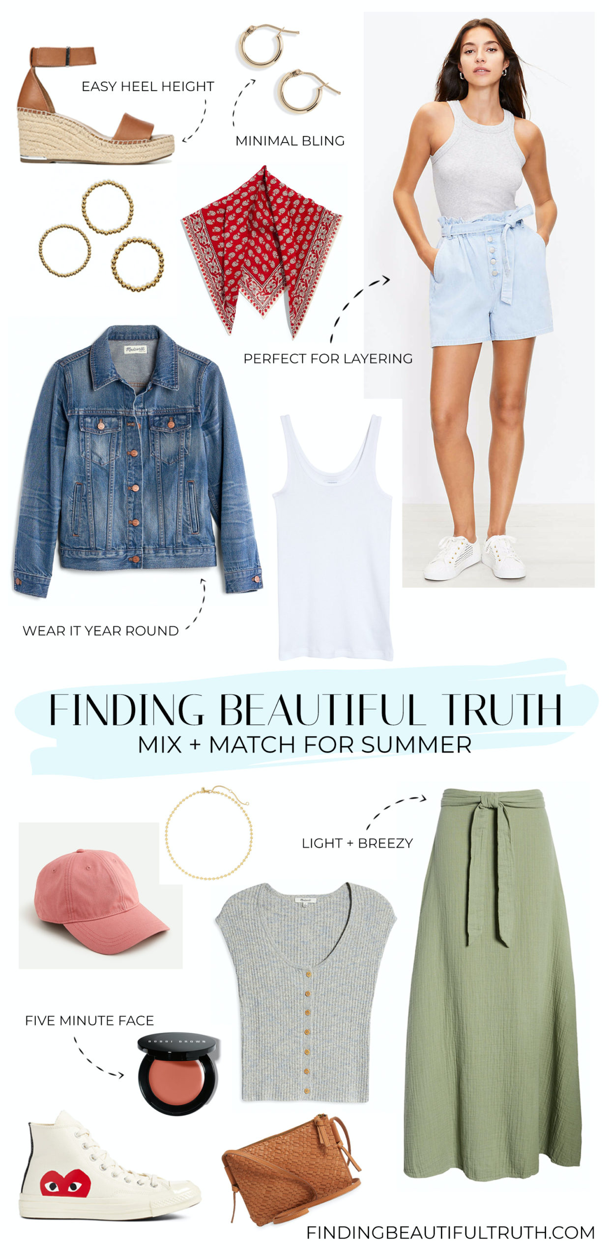 Things I Like: Summer Outfits - Finding Beautiful Truth