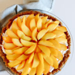 fresh peach pie with graham cracker crust | Finding Beautiful Truth