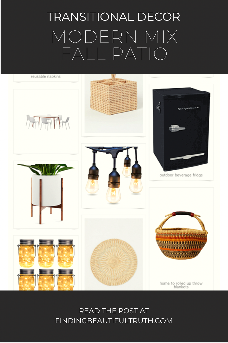 Modern Fall Patio Decor | Home Inspo via Finding Beautiful Truth