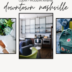 downtown Nashville airbnb | modern industrial style