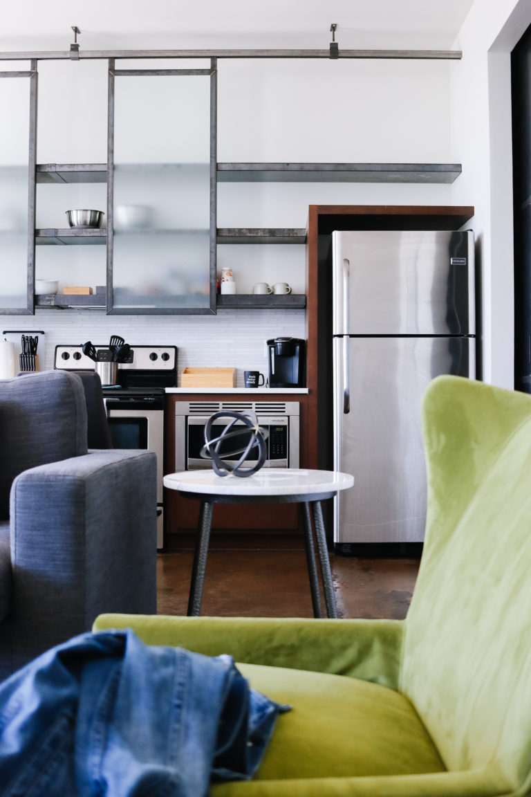 downtown Nashville airbnb | modern industrial style